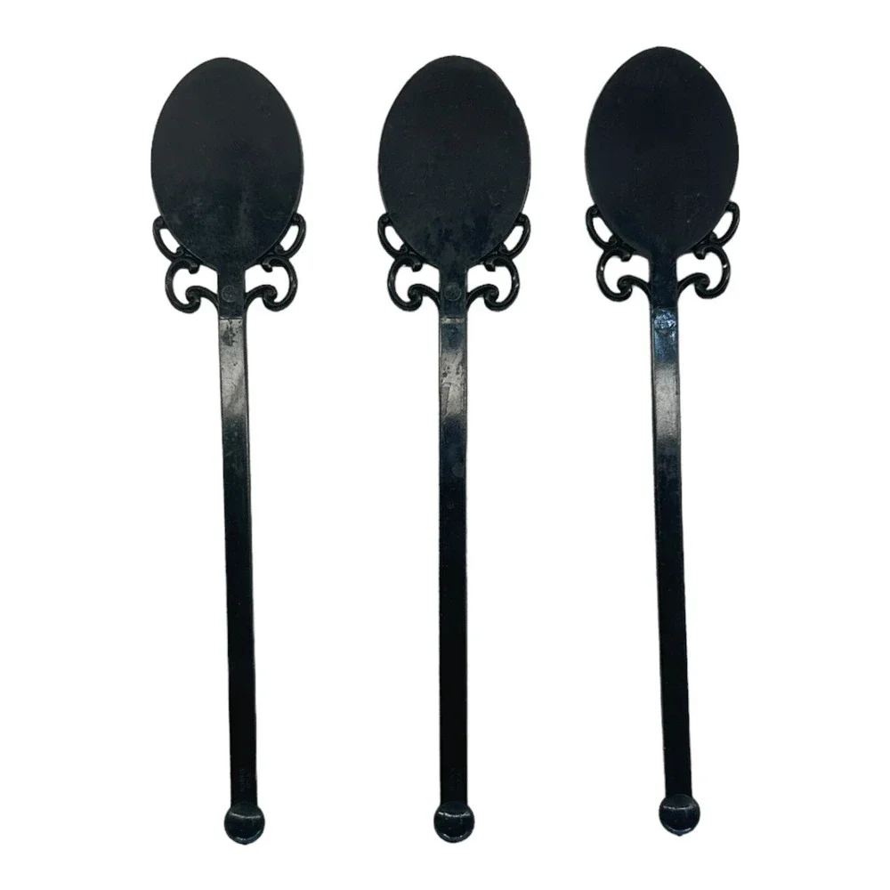 (3) Le Chateau Restaurant Stirrer Swizzle Stick Atlantic Beach FL VTG